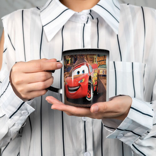 Κούπες Cars Lightning Mcqueen Κύπελλο με Αλλαγή Χρώματος και Εικόνα, Θερμοευαίσθητο 2