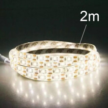 Wiederaufladbarer LED-Streifen für die Unterbauleuchte, 2 m lang, mit Bewegungsmelder, 2835 kaltweißes LED-Licht für Küche, Arbeitsplatte, Regal