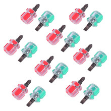 Cacciavite extra corto, strumento portatile, manico in acciaio trasparente, riparazione con forza magnetica, 10 pezzi