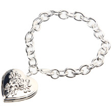 Pulseira com porta-retratos para mulheres, pulseira da amizade, lembrança com foto, menina querida.