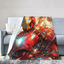 Captain America Hotel Blanket, Anime Blanket For Bed, Sofa Blanket, Ultra Soft Fleece Blanket For Bedroom Living Room, 60X50Inches