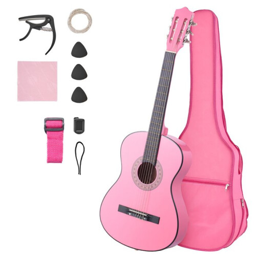 Violão Clássico - DUOKU - M5831 - 96 cm - Tilleul - Cor Rosa