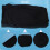 Drap de table extensible pour extensions de cils, drap de beauté élastique noir pour salon de beauté professionnel 7