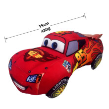 Cars Plüschtier Lightning McQueen, weiche Stoffpuppe, Kissen, Heimdeko, Cars-Sammlerstück, Geschenk (17-25-35 cm)