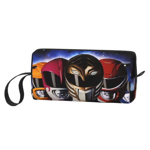 Τσάντα μακιγιάζ Power Rangers για γυναίκες, μικρές τσάντες καλλυντικών, φορητή θήκη για 1