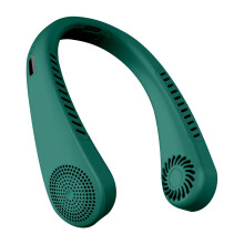 LED Digital USB Fan, Silent Portable Neck Fan with Cold Air, Hangs for Outdoor Use, Compatible with Xerdsx
