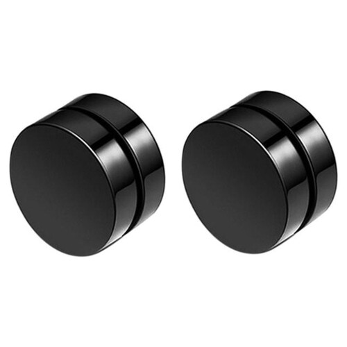 Jygee4Pair Στρογγυλά Σκουλαρίκια από Τιτάνιο για Ανδρικά Στρογγυλά Σκουλαρίκια με