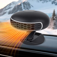 12V Car Heater for Jeep Compass 20072017, Fast Heating Windshield Defroster with Dual Air Vent
