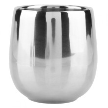 Coffee Cup, Delaman Stainless Steel Double Wall Water Coffee Tea Cup Mug 1PC(200ml)