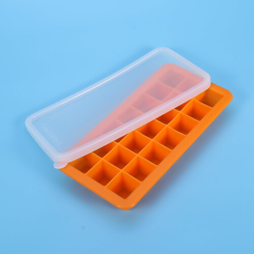 Καλούπι Πλέγματος Πάγου με Καπάκι Tray21 - Φορητά Καλούπια Κύβων Πλέγματος από 2