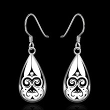 RSAMD Fashion 925 Sterling Silber Charms Ohrringe Klassischer Wassertropfen für Damenschmuck
