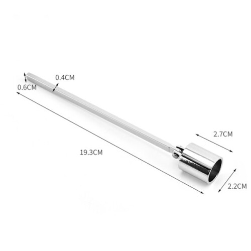 Candle Extinguisher in Stainless Steel Silver 1