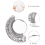 Ring Sizer Measuring Tool Set, Ring Sizer with Magnifying Glass, Integrated Conical Solid Ring Mandrel for Ring Repair 3