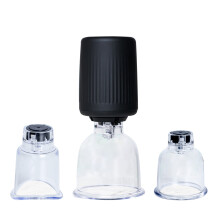 Elektrická sada baňkování ZKCCNUK, 6 vakuových přísavek, masáž krku, ramen a zad, kompatibilní s univerzálními přístroji (15 ml)