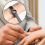 Ring Sizer Measuring Tool Set, Ring Sizer with Magnifying Glass, Integrated Conical Solid Ring Mandrel for Ring Repair 6