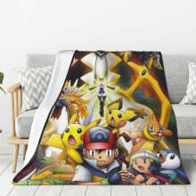 Pikachu-fleecehuopa, erittäin pehmeä ja viihtyisä heittopeitto, lasten vuodevaatteet - erittäin pehmeä, 102 cm x 75 cm