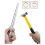 Ring Sizer Measuring Tool Set, Ring Sizer with Magnifying Glass, Integrated Conical Solid Ring Mandrel for Ring Repair 4
