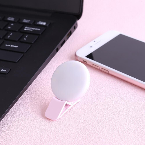 jixopn Universal Selfie LED Ring Flash Light 160LM για PC, Πολυχρηστικό, Ανθεκτικό, Φορητό, Κινητό 2