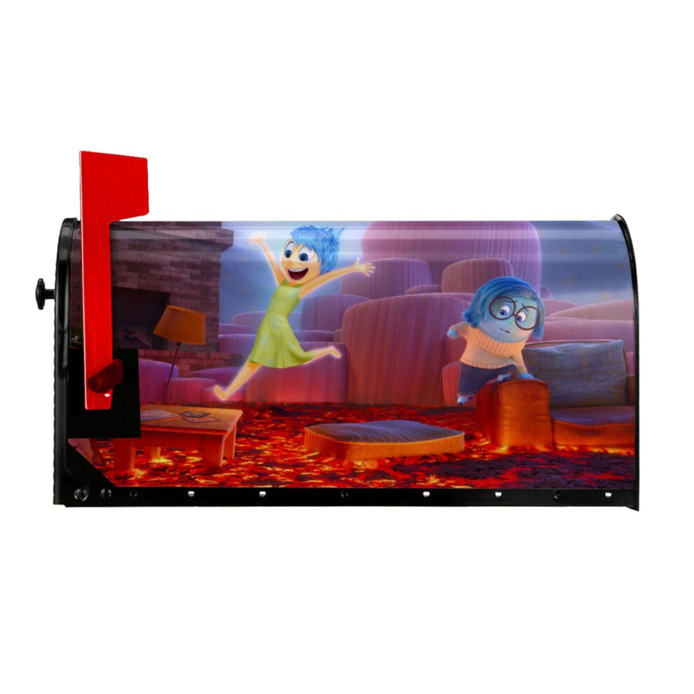 Inside Out Magnetic Mailbox Cover Garden Yard Home Decor For Outside, Decorative Outdoor Post Letter Box Wrap Decor Mail Wraps, 25.5X21 In 9395123514956