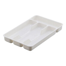 Organisateur de tiroir pour ustensiles de cuisine HeroNeo : plateau de rangement pour cuillères, fourchettes et couverts, avec grille de finition