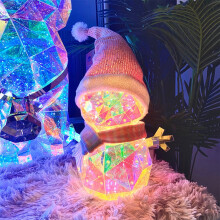 YiFudd-jouluvalot, lumiukko-USB-merkkijonovalot, värikäs valoisa sisustus, yhteensopiva kotiin, nurmikolle, puutarhaan, sisä- ja ulkotiloihin