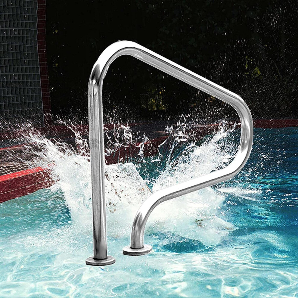 Pool Handrail 304 Stainless Steel With Non Slip Armrest Cover For Inground Swimming Pool Steps 9164114624017