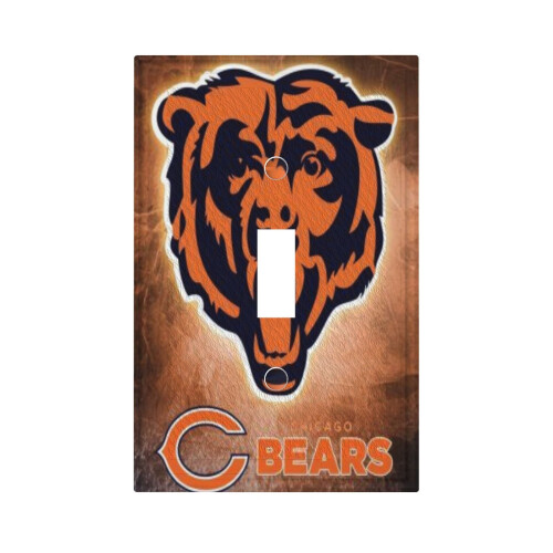 Bears Switching Lights Single Leather Roman Frame Switch Panel Wall Panel Single Double/Pull Light Switch