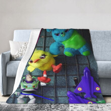 Couverture Toy Story Hotel, couverture anime pour lit, couverture pour canapé, couverture polaire ultra douce pour chambre et salon, 152 x 127 cm
