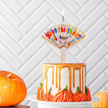 Reusable Novelty Fan Birthday Candle Funny Children'S Cake Decoration Birthday Candle Cake Wishing Candle Home Decorations Clearance