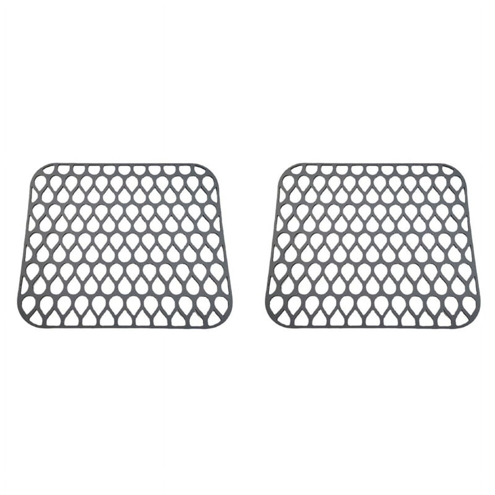 2X Kitchen Sink Mat, Silicone Mats For Stainless Steel Sink, Protectors - 13.58X11.6inch 9395123615097