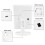 UNIQ LED Trifold Hollywood Makeup Mirror - White 5