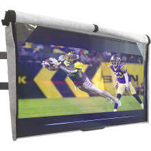 Outdoor TV Cover 55 inch - WITH FRONT FLAP - Weatherproof, Waterproof protection, Soft Interior, With Bottom cover -