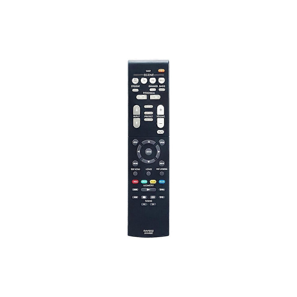 Rav552 Replacement Remote Control For Yamaha Av Receiver Rx-V379 Rx-V479 Rx-V579 Rx-V381 Rx-V383 Rx-V385 Black 9395123715599
