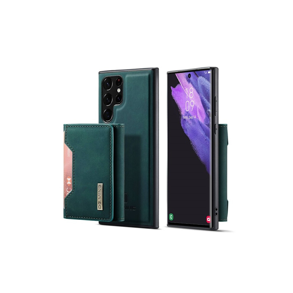 Dg.ming Galaxy S23 Ultra Case With Magnetic Wallet Green 9395123715711