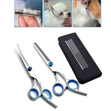 4Pcs/set Stainless Steel Pet Grooming Scissors Professional Animal Trimming Tools Dogs Hair Cutting Tool Versatile Pet Beauty Clipper