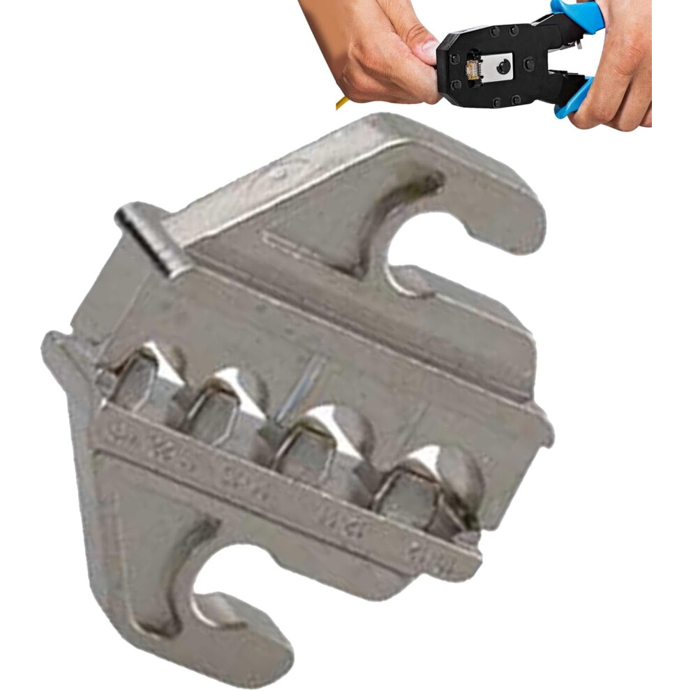 Innovire Cable Pliers With Crimping Die Set | Carbon Steel Wire Crimper For Bare Terminals | Compatible With Open Barrel 9395123715728