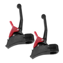 Pair Wheelchair Brake Levers Brake Handle Replacement Parts Black 16.20X9.00X5.00CM