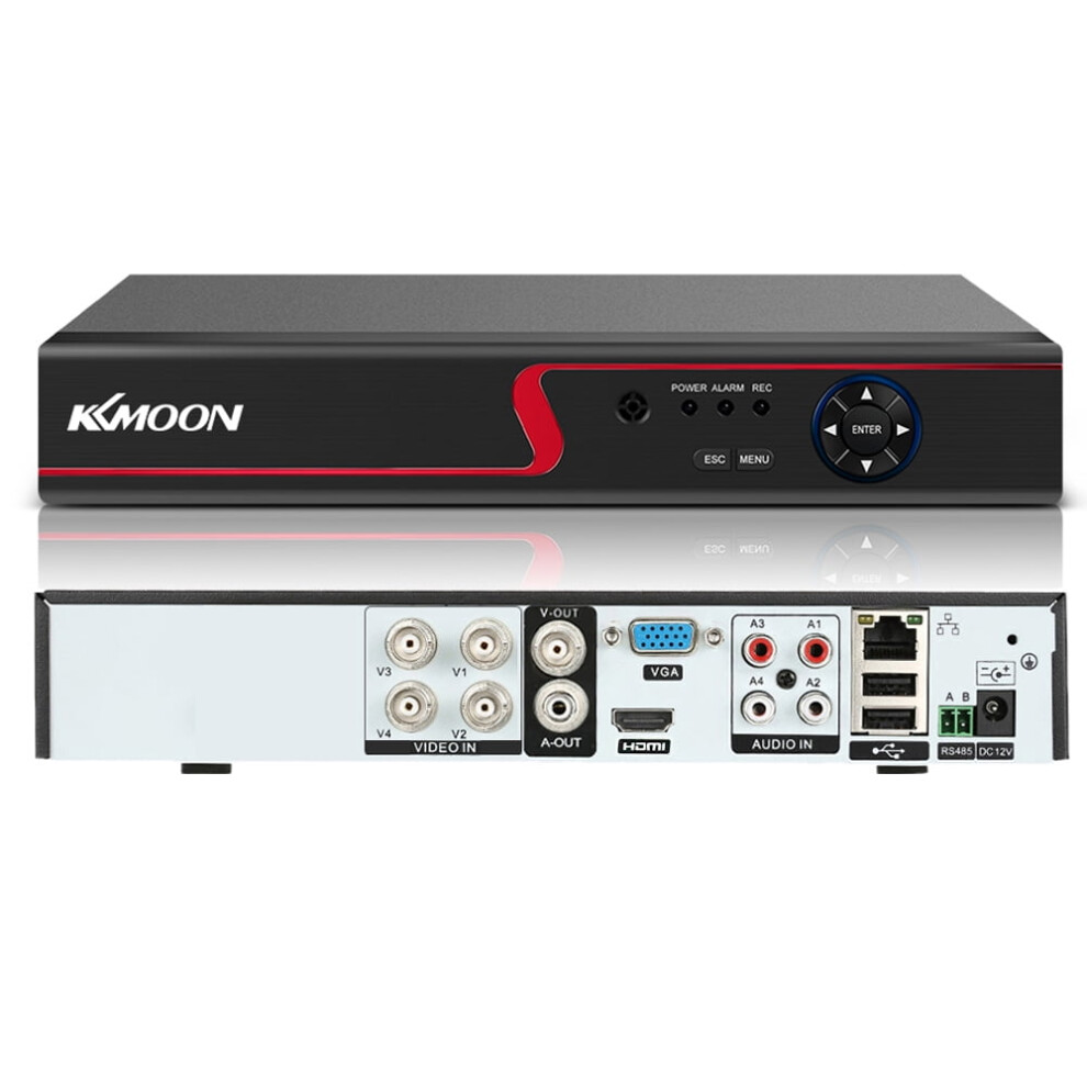 4Ch 1080P Full Hd Dvr, Compatible With Ahd/Analog/Tvi/Cvi, P2p Remote Access For Home Office Security (No Hdd) 9395123717388