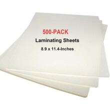 Lamineringsark, 3Mil klare termiske lamineringsposer 8,9 x 11,4 tommer laminatark papir for lamineringsmaskin,