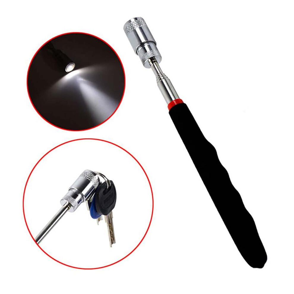 Magnetic Telescopic Pick-Up Tool With Led Flashlight, 19.5-81Cm Extension, Compatible With Wsbdenlk Rollback And Clearance 9395123718538