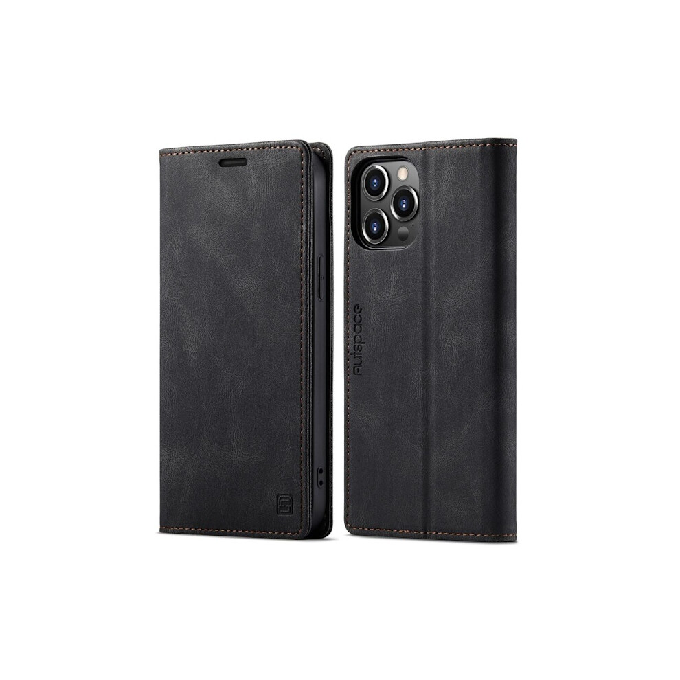 Autspace A01 Wallet Case Compatible With Iphone 13 Pro Max - Black 9395123718958