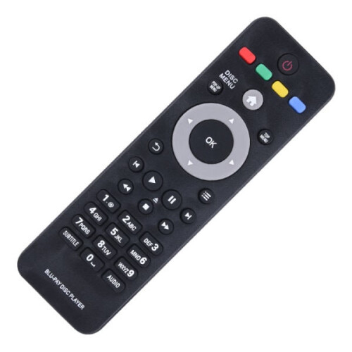 Télécommande compatible avec les systèmes de cinéma Blu-ray Philips BD-BDP3300K/93, 7500 et 9500/93 2