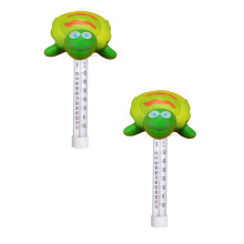 Lot de 2 jouets flottants en forme d'animaux pour piscines extérieures et intérieures, spas, jacuzzis et aquariums. Contenu : 10 ml.