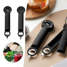 Ouvre-bocal multifonctionnel rétractable 3 en 1, ensemble d'ustensiles de cuisine et de pâtisserie