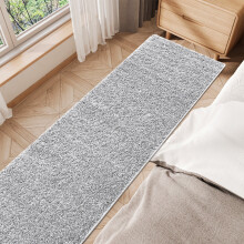 Haperlare Area Rug for Bedroom 2x3 Small Throw Rug Soft Plush Shaggy Rug Indoor Door Mat for Kitchen Living Room Laundry Bathroom, Silver