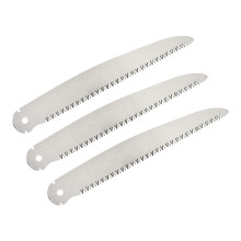 3Folding Saw with 250 Coarse Teeth Blades - 9.8" Pruning & Camping Saw, Triple Cut for Wood Trimming, Steel Handle