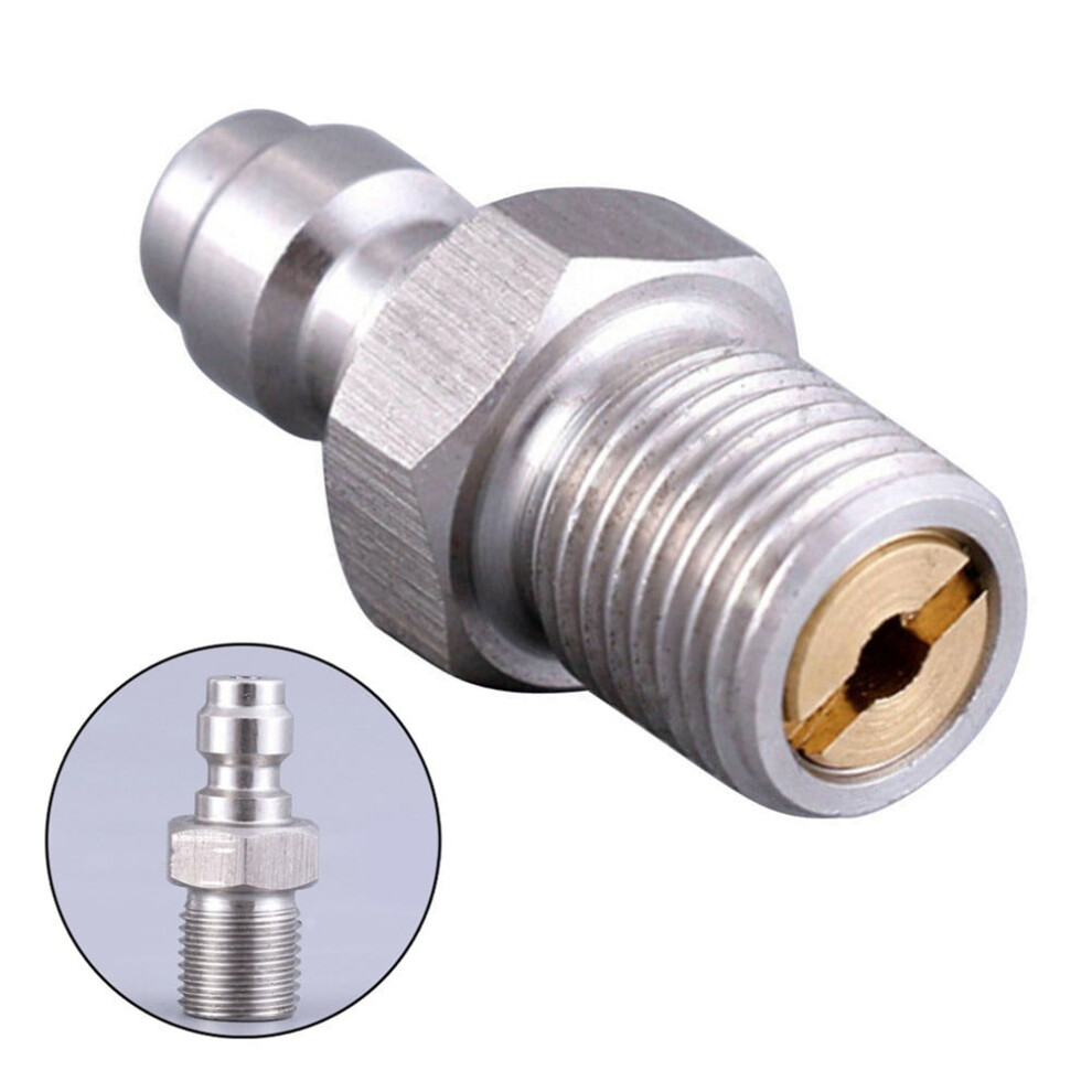 1Pc 8Mm Male Thread Quick Connection Valve Pcp Fill Nipple Plug M10/1 9071309660913