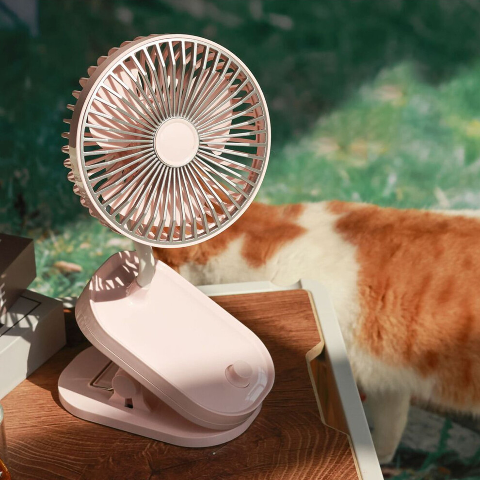 Lmueinov Clip-On Table Fan Usb Rechargeable Table Clip-On Fan Clearance 9071309661019