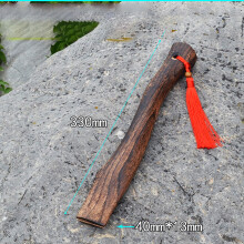 Txmfgh Wooden Axe Handle Spare Part with High-Temperature Carbonized Surface, Ergonomic Anti-Slip Design for Efficient and Comfortable Wood Chopping