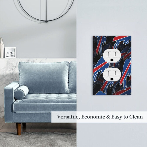 Bills Switching Lights Single Leather Roman Frame Switch Panel Wall Panel Single Double/Pull Light Switch 2